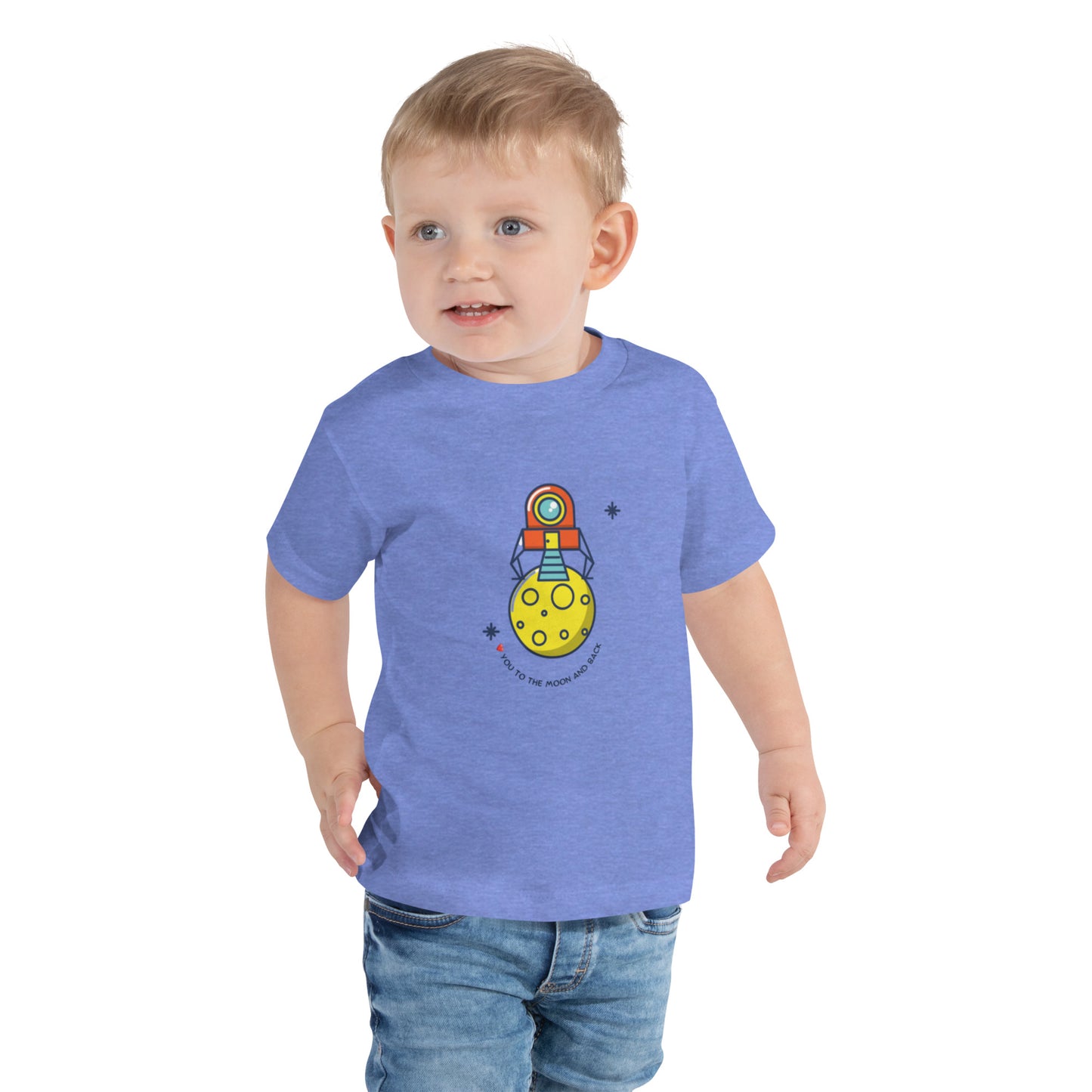 Love You to the Moon and Back - Toddler Short Sleeve Tee