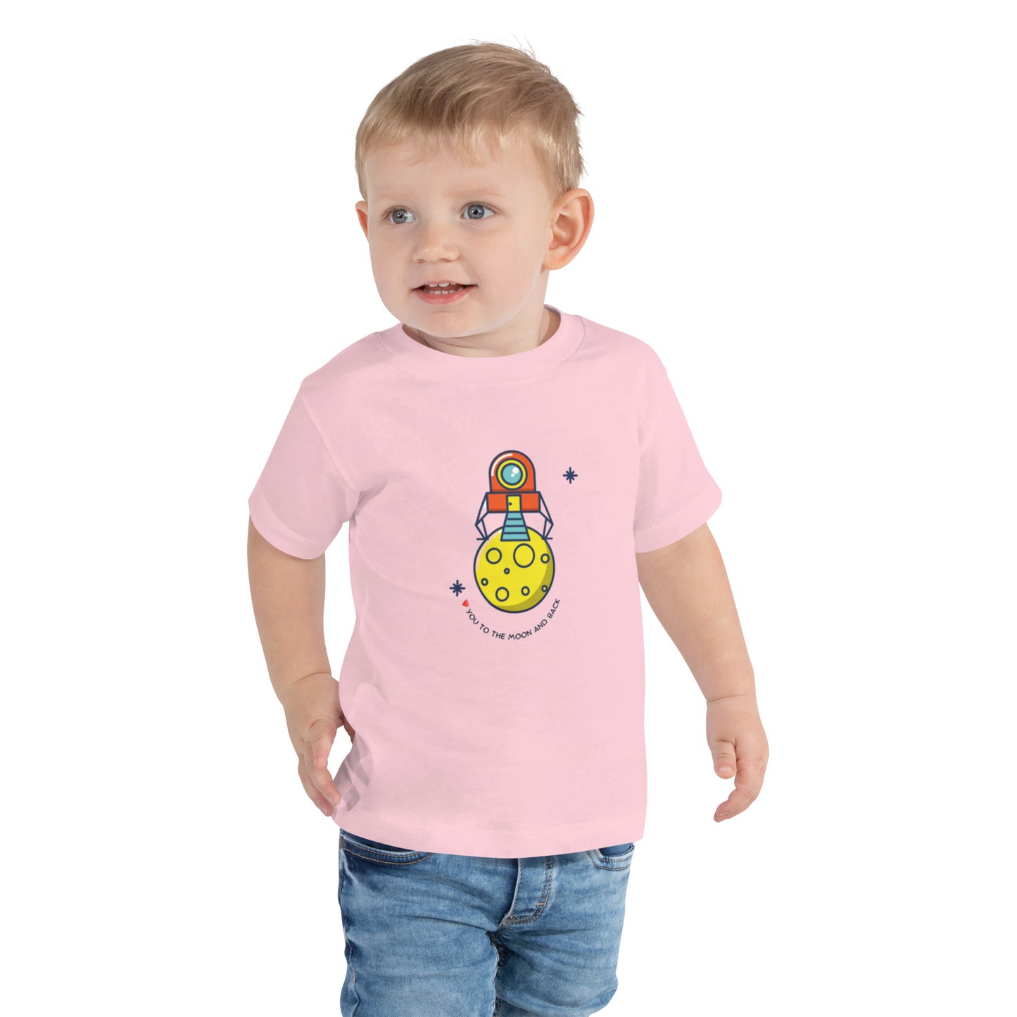 Love You to the Moon and Back - Toddler Short Sleeve Tee