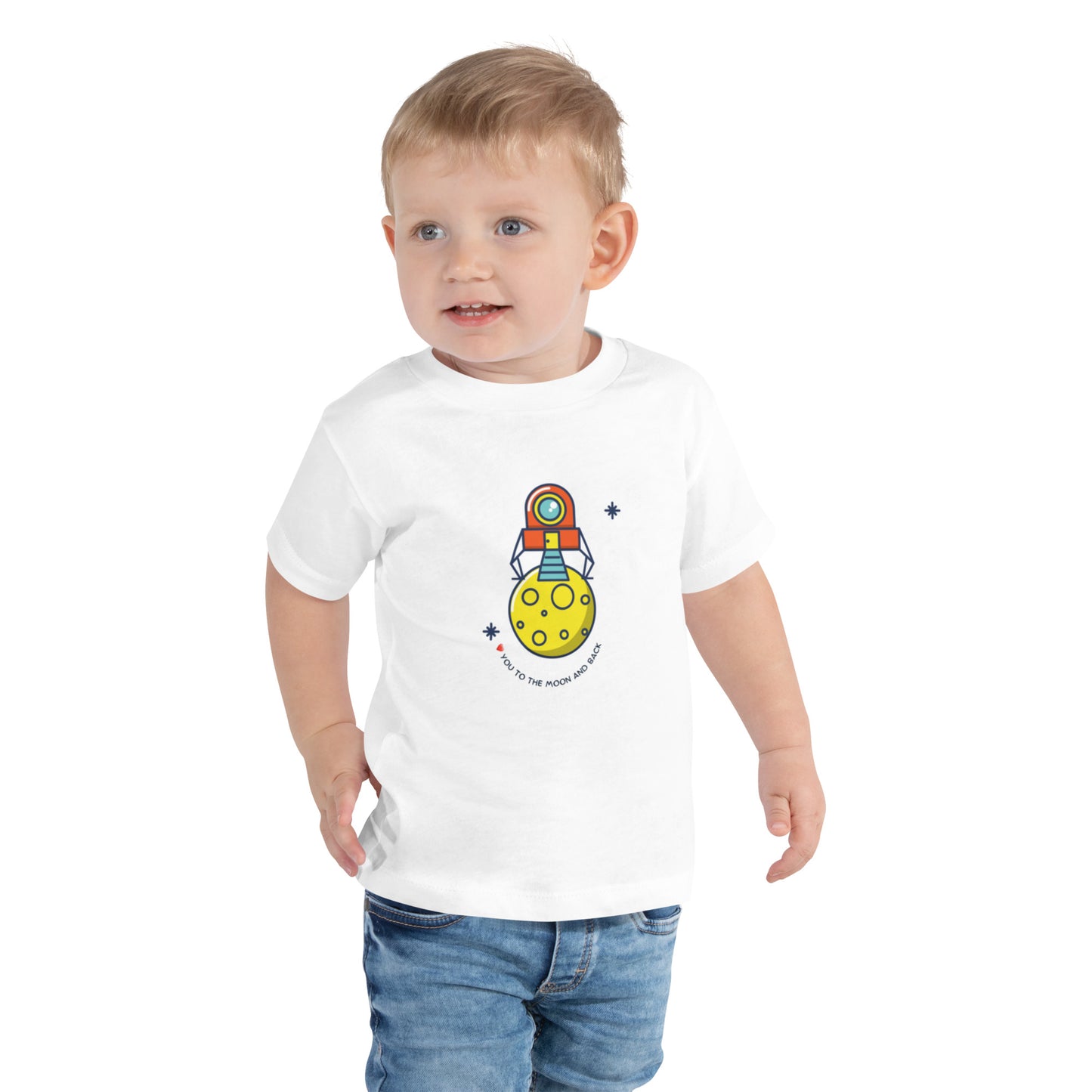 Love You to the Moon and Back - Toddler Short Sleeve Tee