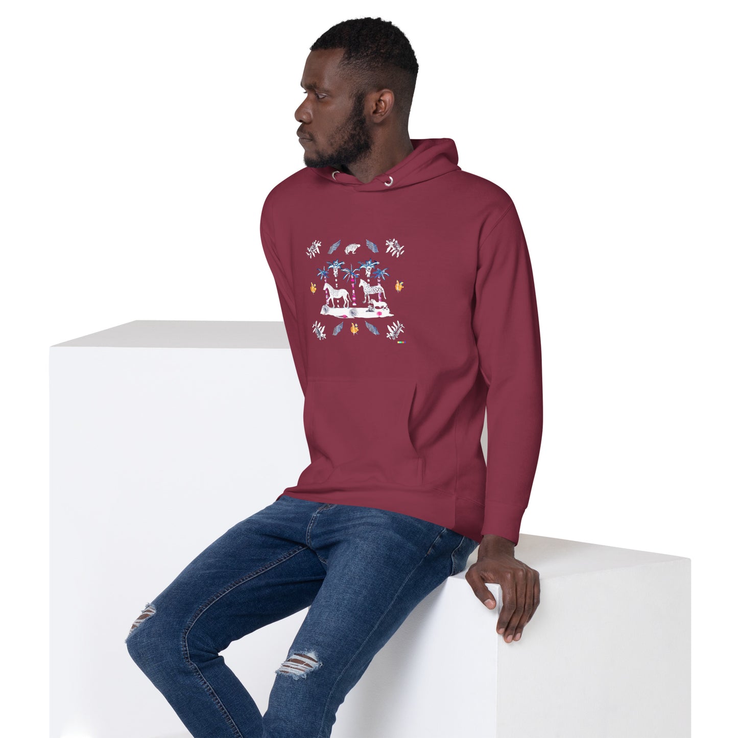 Tropical Jungle - Premium Hoodie