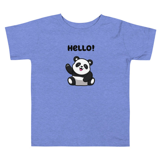 Panda Hello - Toddler Short Sleeve Tee